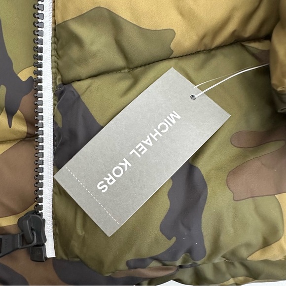Michael Kors Camouflage Puffer Jacket - Picture 15 of 16